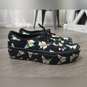 Vans Stackform Morph Blackout Platform Lowtop Canvas Sneakers Unisex